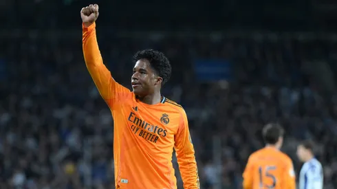 Endrick segue impressionando com suas atuações decisivas no Real Madrid. (Foto de David Ramos/Getty Images)