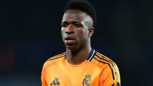 Situação envolvendo Vini Jr gera 'climão' nos bastidores do Real Madrid . (Photo by David Ramos/Getty Images)