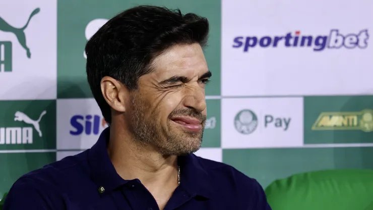 Abel Ferreira técnico do Palmeiras durante partida contra o Botafogo-SP