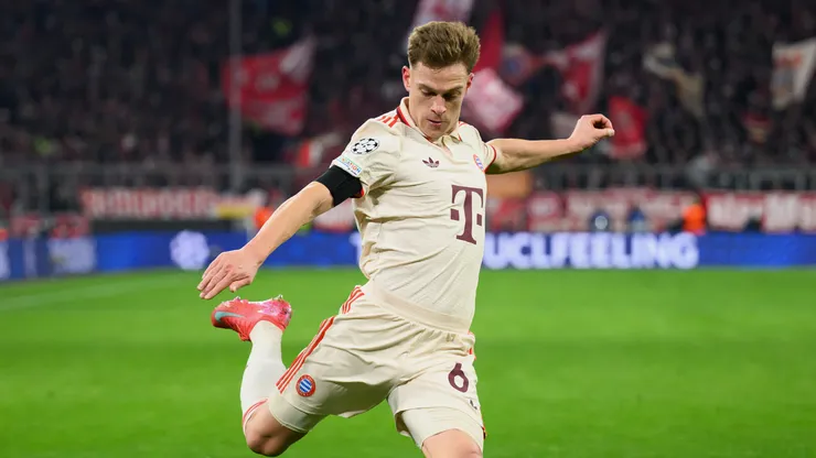 Joshua Kimmich em partida do Bayern de Munique