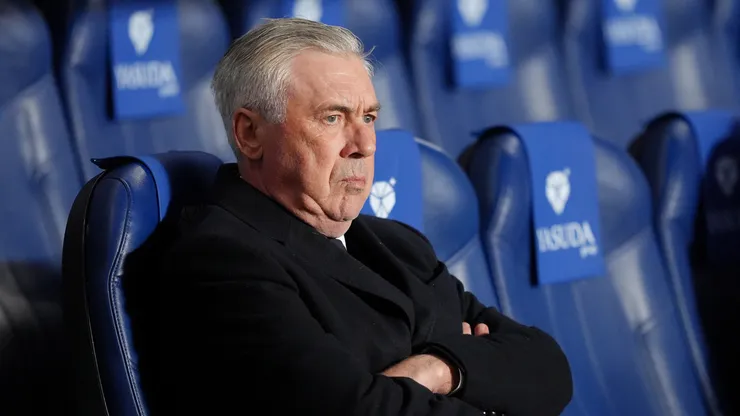 Carlo Ancelotti treinador do Real Madrid
