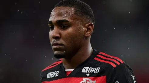 lorran, atacante do Flamengo. Foto: Thiago Ribeiro/AGIF