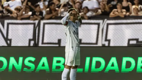 Neymar Jr comemora gol marcado pelo Santos. Foto: Sipa US / Alamy Stock Photo