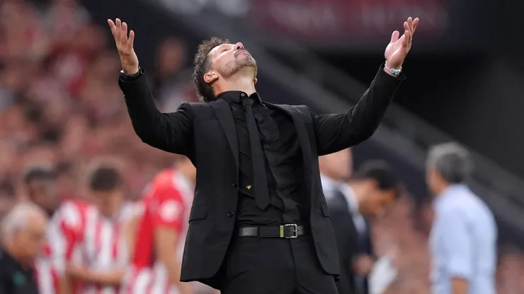 Diego Simeone, técnico do Atlético de Madrid. Foto: Juan Manuel Serrano Arce