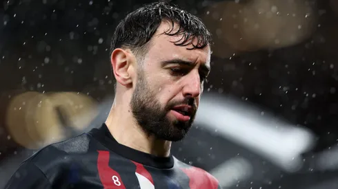 Bruno Fernandes causa arrependimento no Manchester United. Foto: Alex Livesey