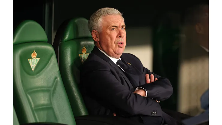 Ancelotti segue com futuro indefinido no Real Madrid. Foto: Fran Santiago/Getty Images