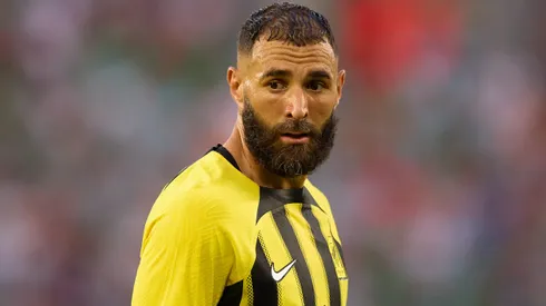 Benzema em jogo do Al-Ittihad. Foto: Fran Santiago