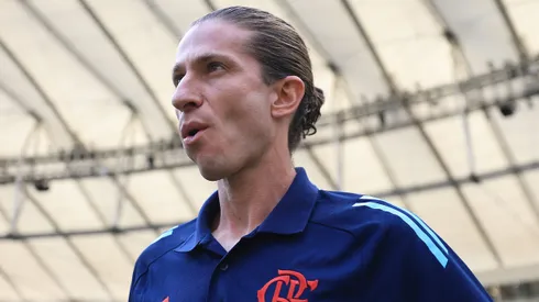 Filipe Luís, treinador do FLAMENGO (Photo by Buda Mendes/Getty Images)