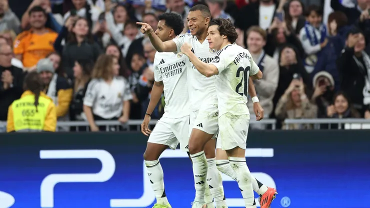 Jogadores do Real Madrid comemorando gol. Foto: Florencia Tan Jun