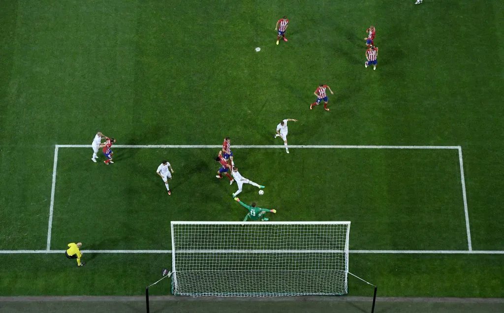 Gol que começou a remontada do Real Madrid diante do adversário. Foto: Shaun Botterill/Getty Images