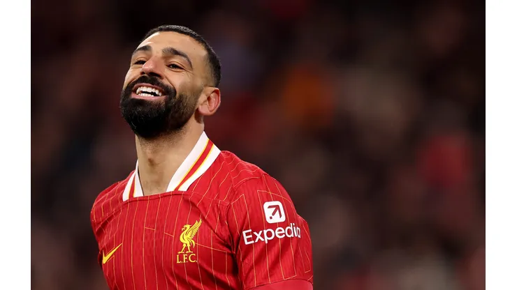 Salah em campo pelo Liverpool (Photo by Carl Recine/Getty Images)