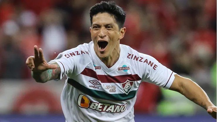 Germán Cano, do Fluminense, se torna alvo de outro gigante para a disputa da Libertadores (Photo by Pedro H. Tesch/Getty Images)