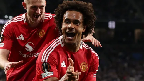 Zirkzee, jogador do Manchester United (Photo by Ion Alcoba Beitia/Getty Images)