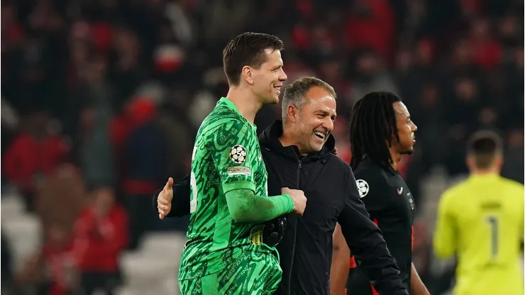 Szczesny e Flick, Barcelona. (Foto de Gualter Fatia/Getty Images)