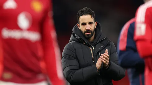 Ruben Amorim, técnic do Manchester United. (Photo by Carl Recine/Getty Images)