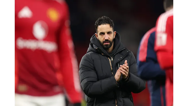 Ruben Amorim, técnic do Manchester United. (Photo by Carl Recine/Getty Images)