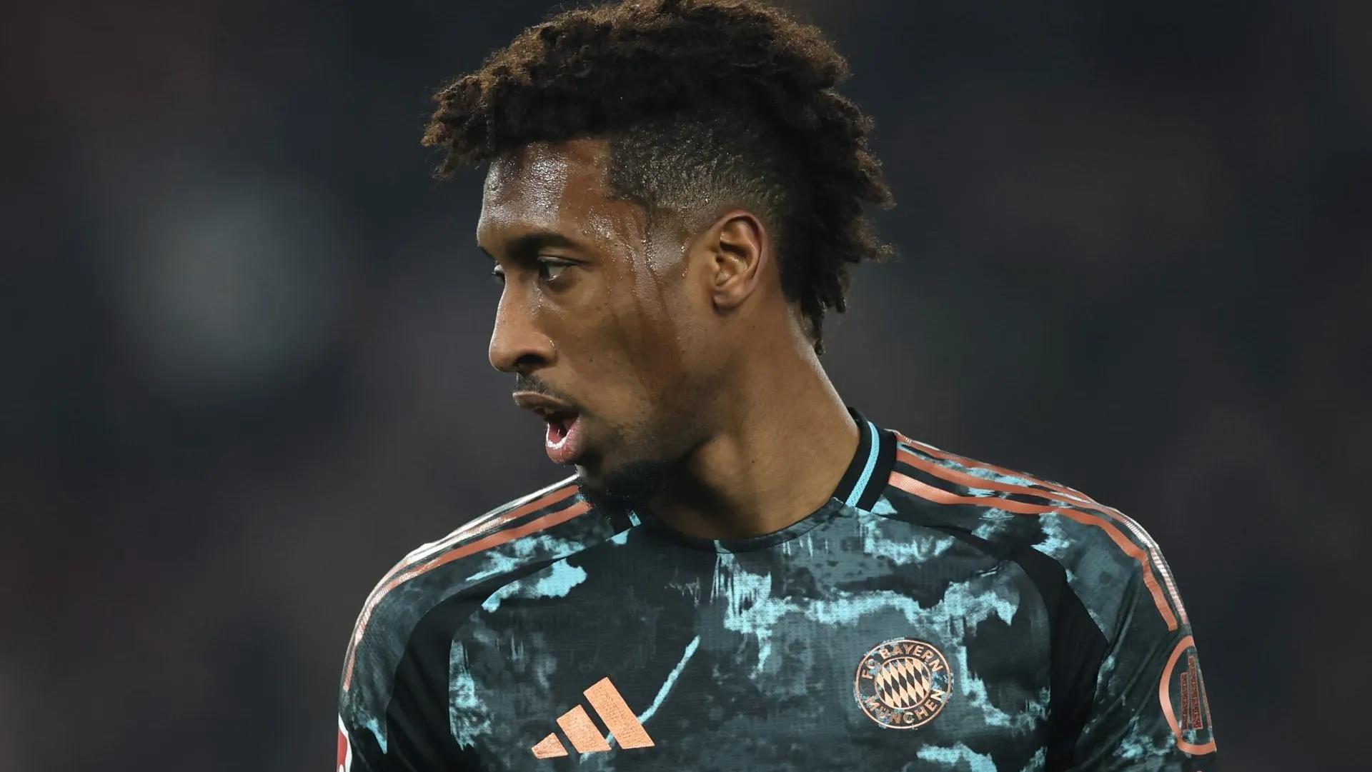 Coman em jogo do Bayern de Munique. Foto: Alex Grimm/Getty Images