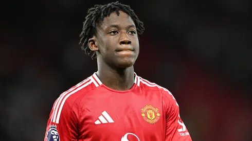 Mainoo, jogador do Manchester United (Photo by Michael Regan/Getty Images)