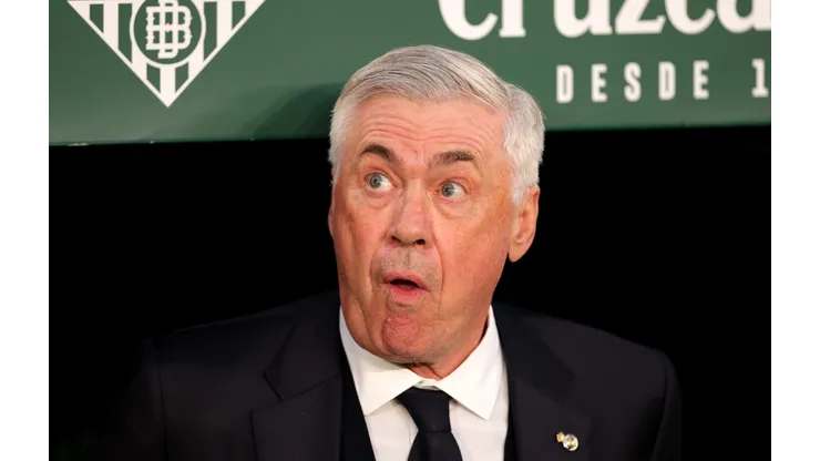 Ancelotti, técnico do Real Madrid (Photo by Fran Santiago/Getty Images)