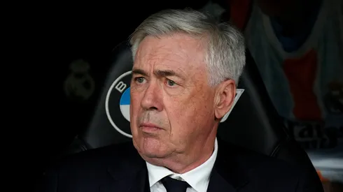 Carlo Ancelotti durante jogo do Real Madrid