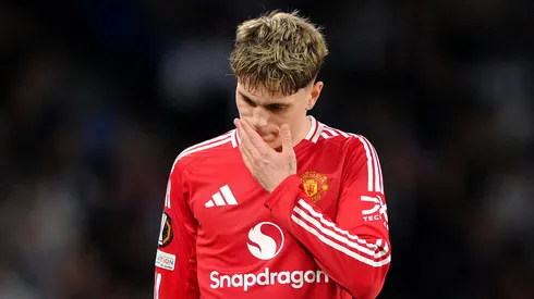 Garnacho, atacante do Manchester United, tem acordo para deixar o clube. Foto: Juan Manuel Serrano Arce