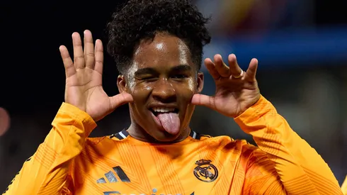 Clube europeu quer desbancar a Red Bull e fechar empréstimo de Endrick, do Real Madrid. (Photo by Angel Martinez/Getty Images)