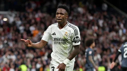 O Real Madrid voltou a vencer na La Liga ao superar o Rayo Vallecano por 2 a 1 no Santiago Bernabéu. (Foto de Florencia Tan Jun/Getty Images)