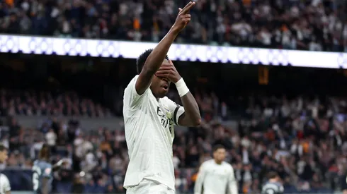 Vini Jr não faz gol, mas ajuda Real Madrid com duas assistências. Foto: Florencia Tan Jun/Getty Images
