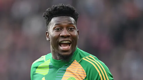 Onana em partida do Manchester United contra o Arsenal