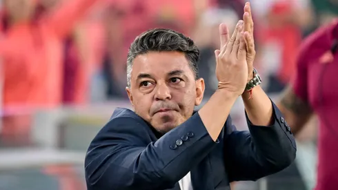 Marcelo Gallardo, técnico do River Plate, planeja repetir a escalação contra o Boca Juniors. Foto: Marcelo Endelli