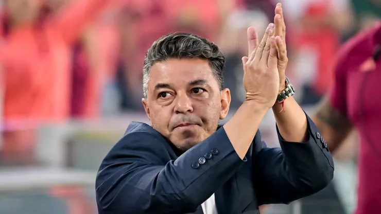 Marcelo Gallardo, técnico do River Plate, planeja repetir a escalação contra o Boca Juniors. Foto: Marcelo Endelli