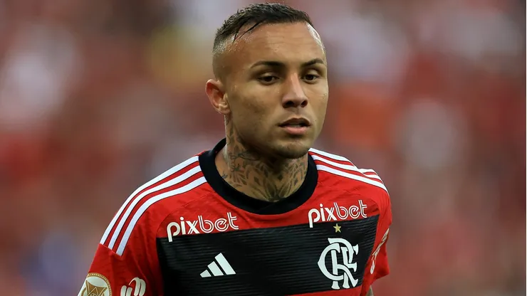 Everton Cebolinha, do Flamengo, se torna alvo de outra grande potência. Foto: Buda Mendes/Getty Images