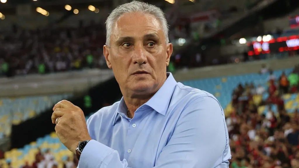 Tite, cotado no Corinthians, nos tempos de Flamengo (Photo by Wagner Meier/Getty Images)