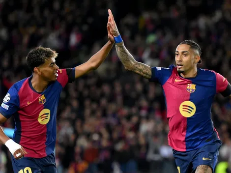 Raphinha ultrapassa Neymar com ajuda de Lamine Yamal