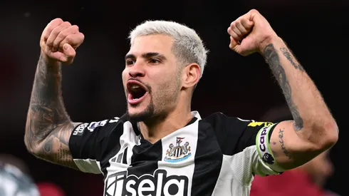 Bruno Guimarães, do Newcasle, alvo do Arsenal. (Photo by Stu Forster/Getty Images)