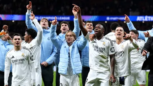 Rudiger, Mbappe, Ceballos e Vinicius Jr. estão sob análise por gestos e atitudes que geraram tensão. O caso pode resultar em sanções ao clube e aos atletas. (Foto de Angel Martinez/Getty Images)