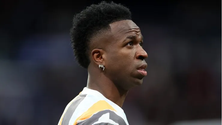 Vini Jr é alvo do Chelsea. Foto: Florencia Tan Jun/Getty Images