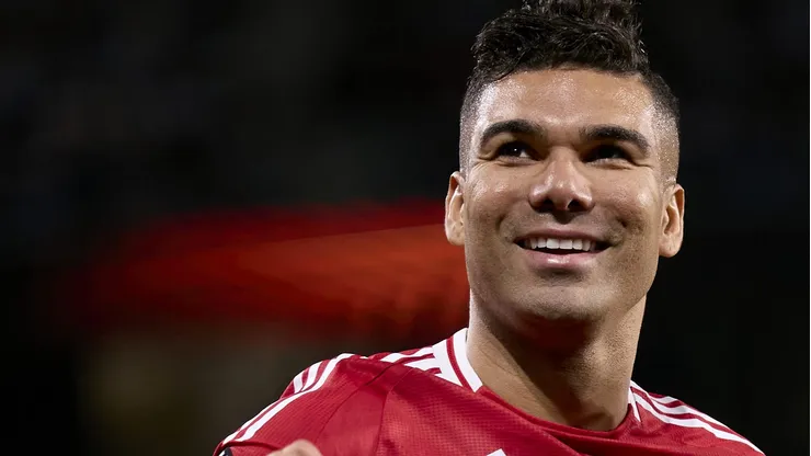 Casemiro, meio-campista do Manchester United (Photo by Ion Alcoba Beitia/Getty Images)