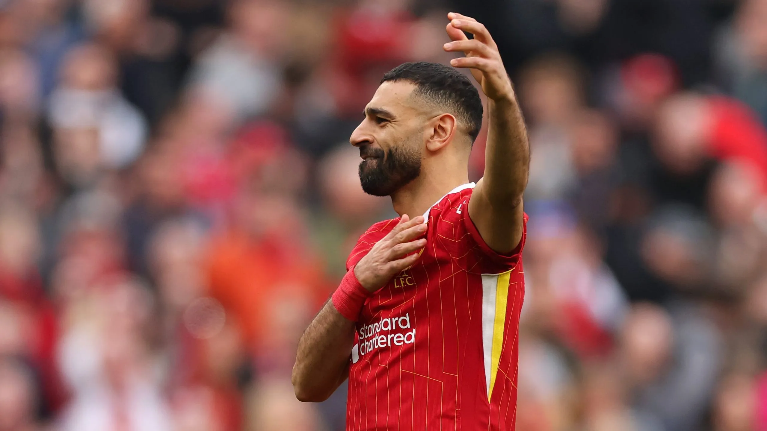 Salah pode deixar a Inglaterra (Photo by Carl Recine/Getty Images)