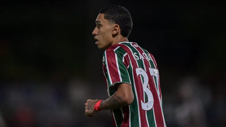 Isaque, principal promessa da base do Fluminense. Foto: Thiago Ribeiro/AGIF