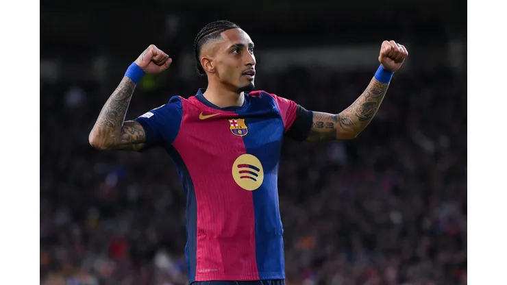 Raphinha, craque do Barcelona (Photo by David Ramos/Getty Images)