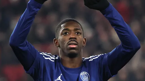 Ousmane Dembélé em jogo do PSG