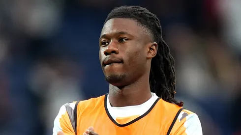 Eduardo Camavinga jogador do Real Madrid antes de partida