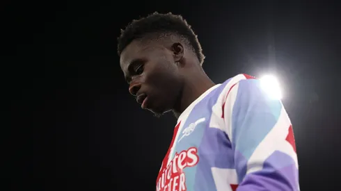 Bukayo Saka, atleta do Arsenal (Photo by Julian Finney/Getty Images)