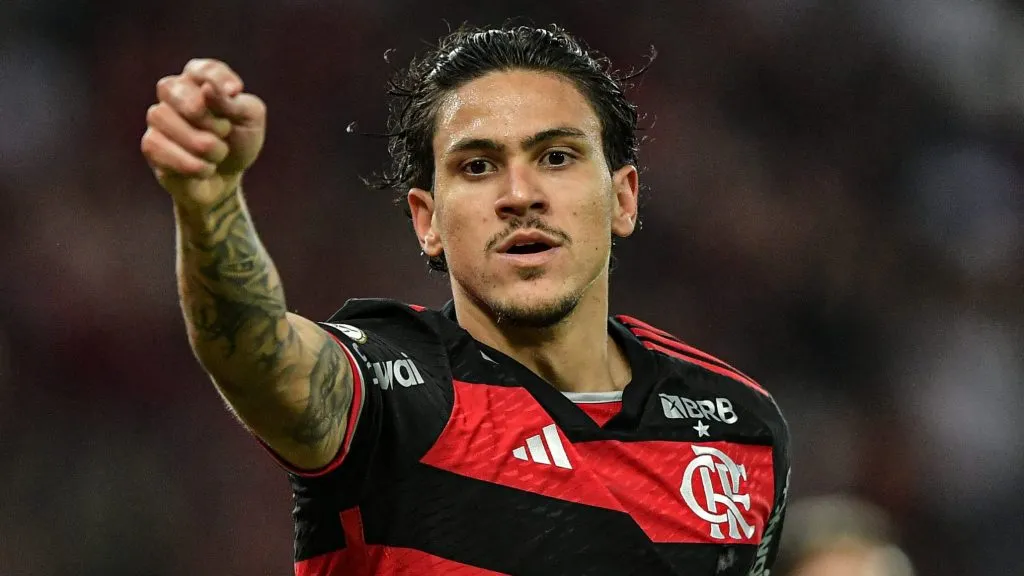 Pedro, atacante do Flamengo. Foto: Thiago Ribeiro/AGIF