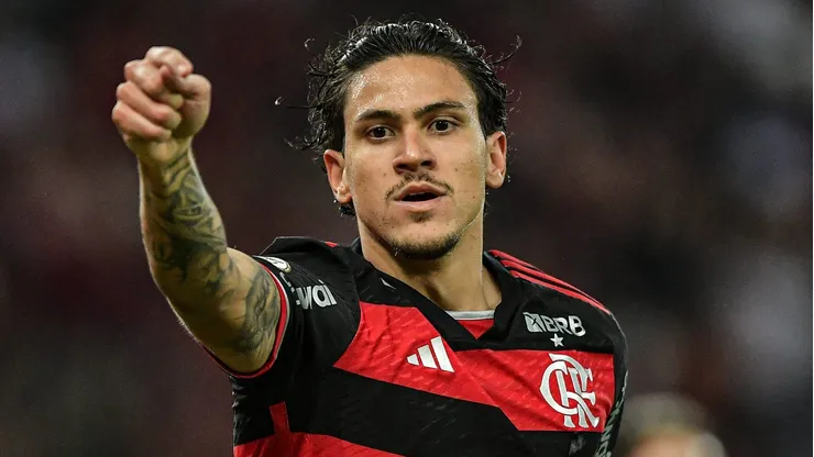 Pedro, atacante do Flamengo. Foto: Thiago Ribeiro/AGIF