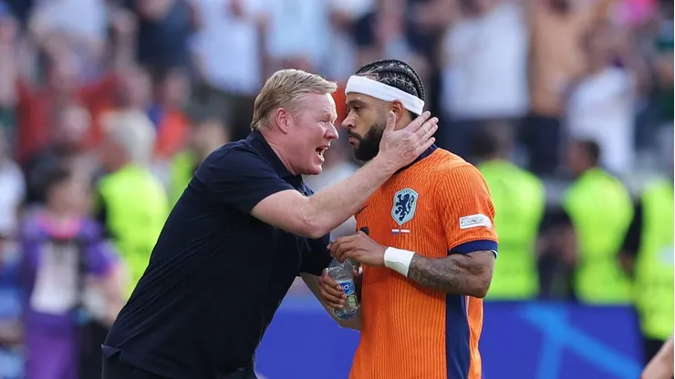 Memphis Depay ganha moral do técnico Koeman. Foto: Alex Livesey/Getty Images