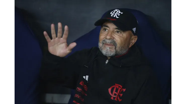 Sampaoli quando era treinador do Flamengo (Photo by Wagner Meier/Getty Images)