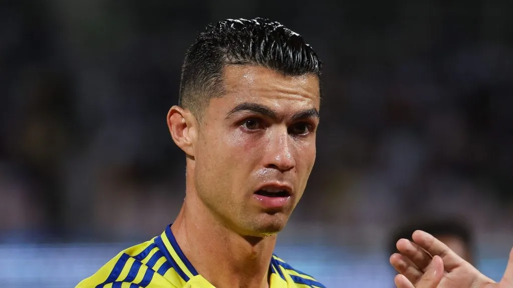 Cristiano Ronaldo em ação pelo Al-Nassr.