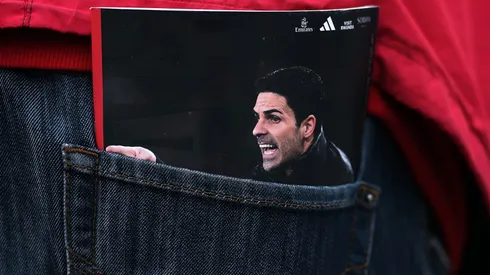 Opinião de Arteta fica no bolso do Arsenal. Foto: Alex Pantling/Getty Images